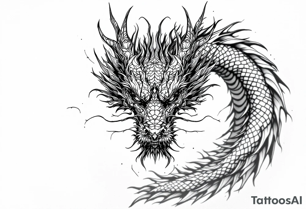 dragon tattoo idea