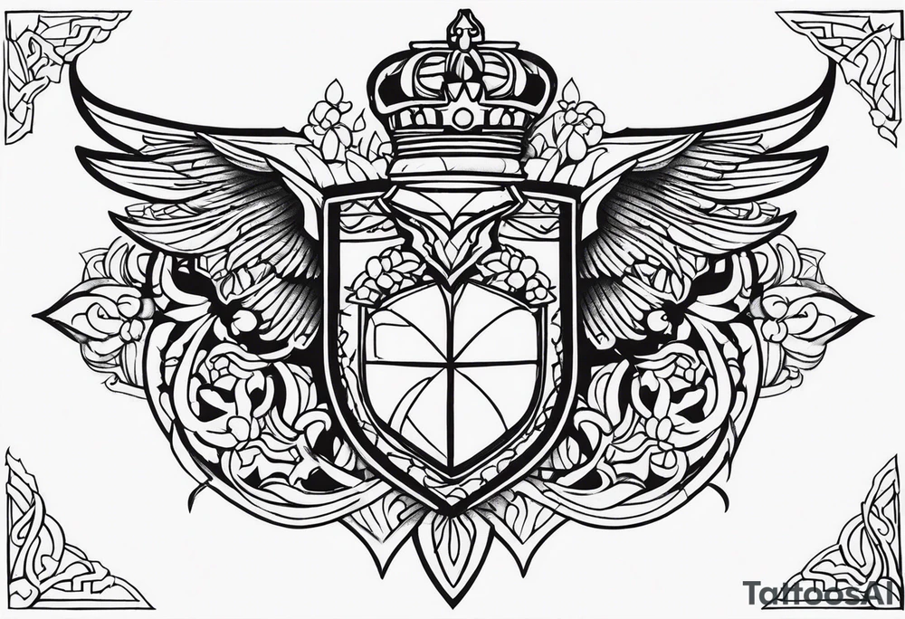 Regal Chest tattoo tattoo idea