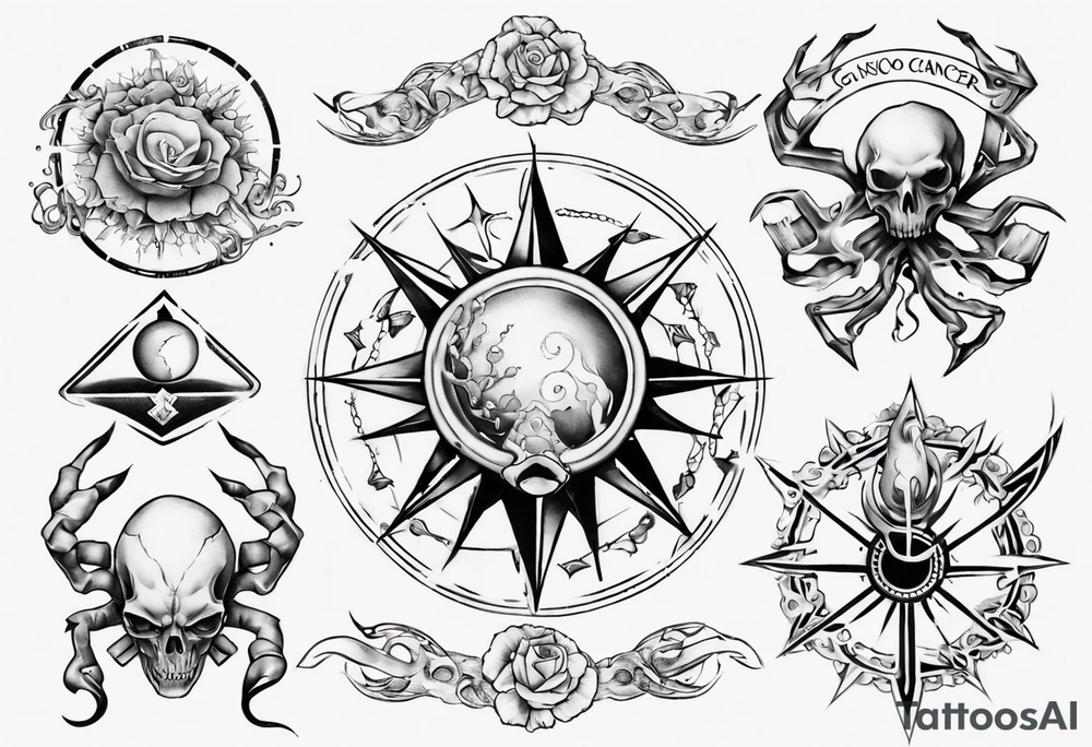 Signo cancer tattoo idea