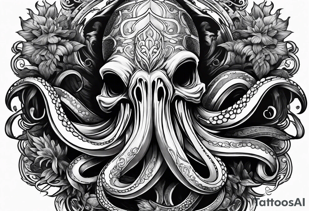 kraken tattoo idea
