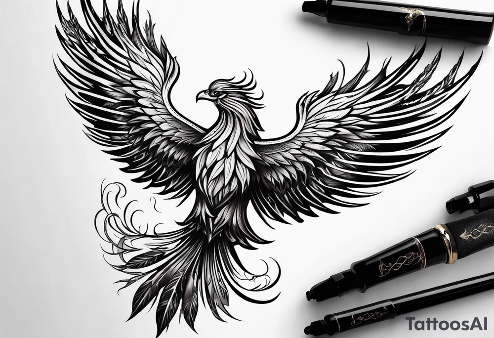 Phoenix tattoo idea