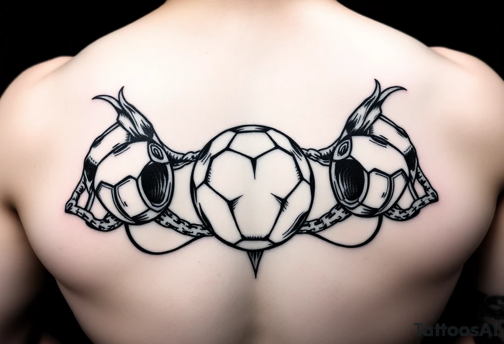 Design a ballgag tattoo idea