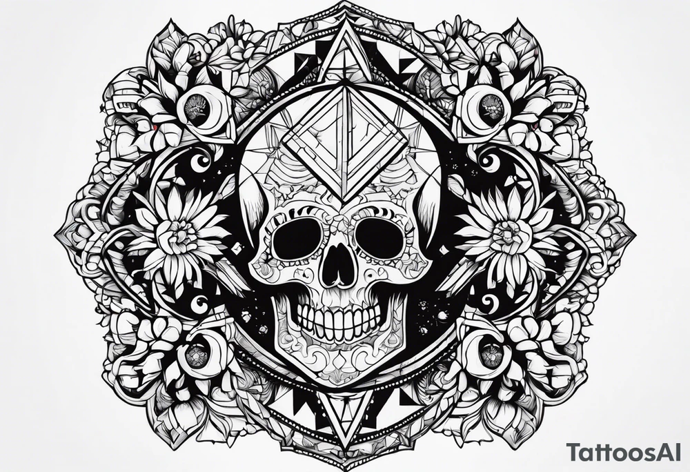 memento mori. Dont want it over crowded. Simple design tattoo idea