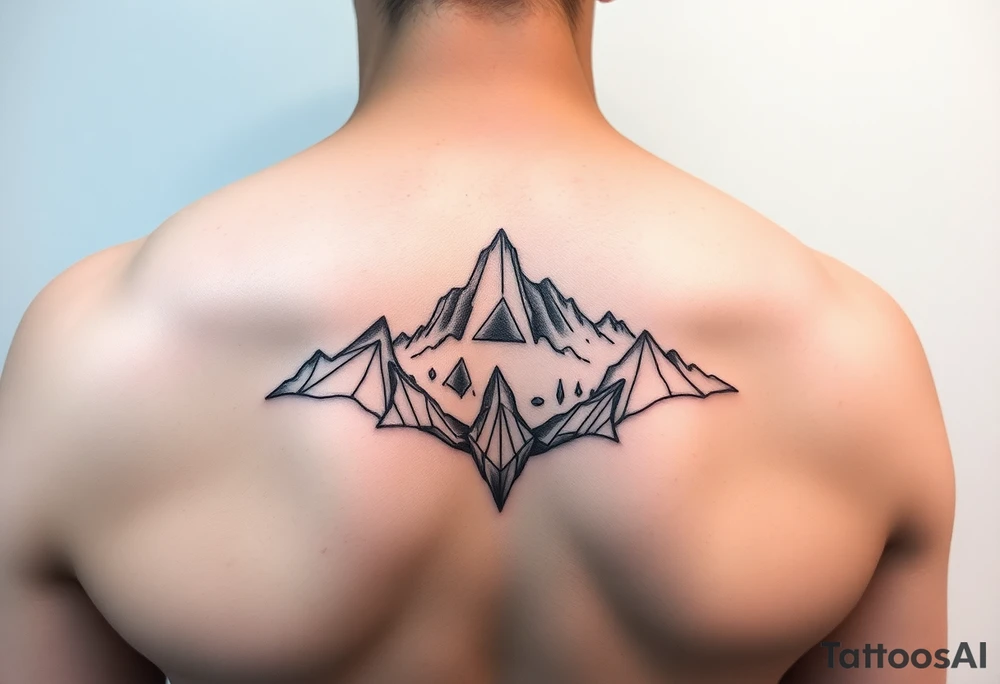 … .. … and  33.12487° N, 85.58014° W in elegant design tattoo idea