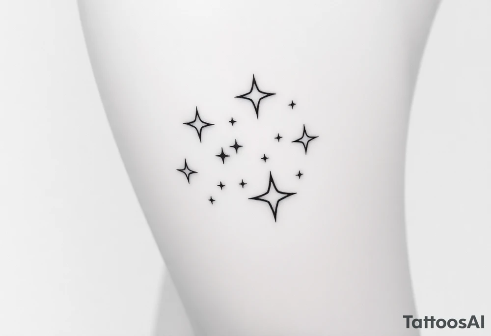 Stars tattoo idea