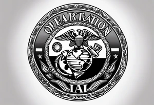 Operation Iraqi freedom usmc tattoo idea