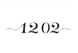 Fine line minimalist that blends in and disguises “1202” that’s already tattooed. The images cannot look like numbers. The tattoo ideas need to completely hide that these are numbers tattoo idea