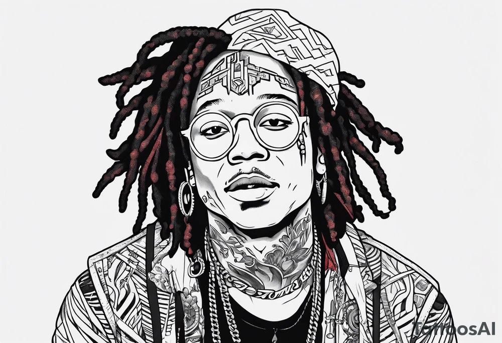 trippie redd album LIFE'S A TRIP music WISH tattoo idea