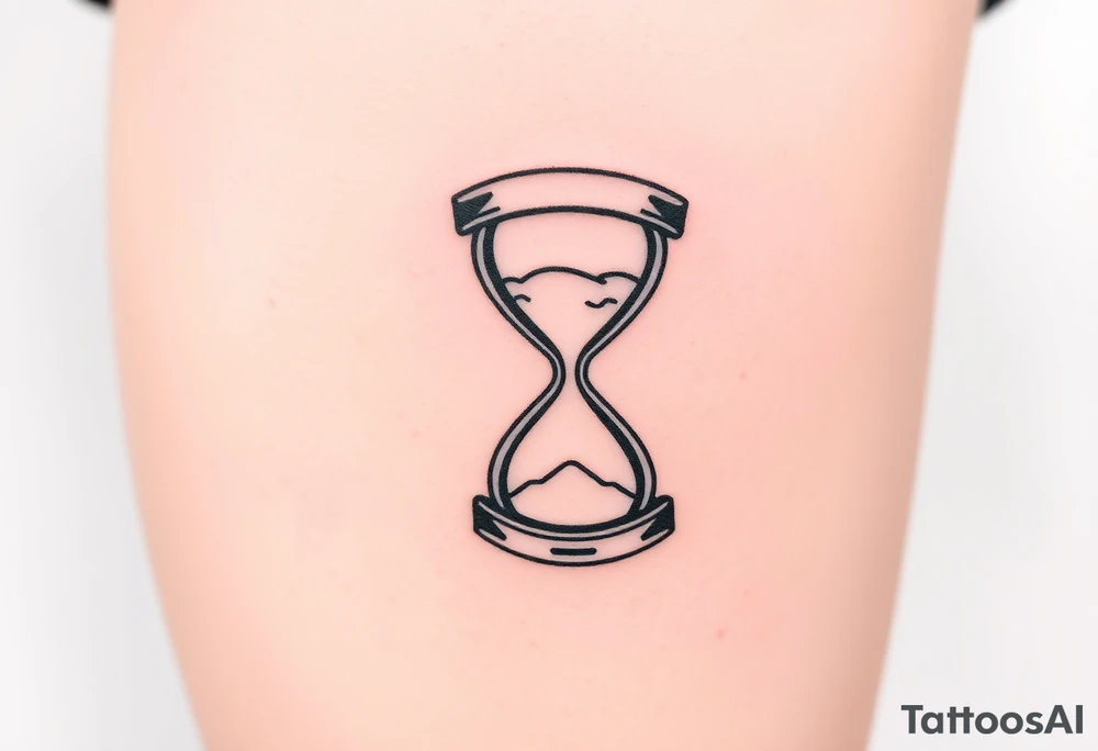 hourglass tattoo idea