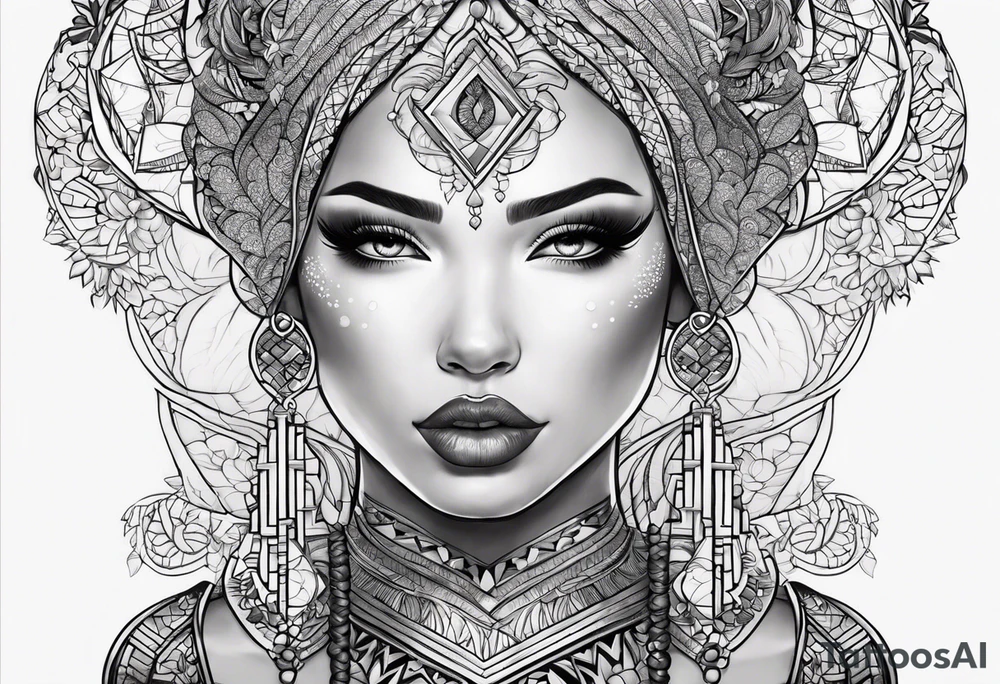 Jeylani Averie with hears tattoo idea