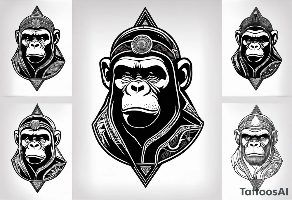 Caesar planet of the apes tattoo idea