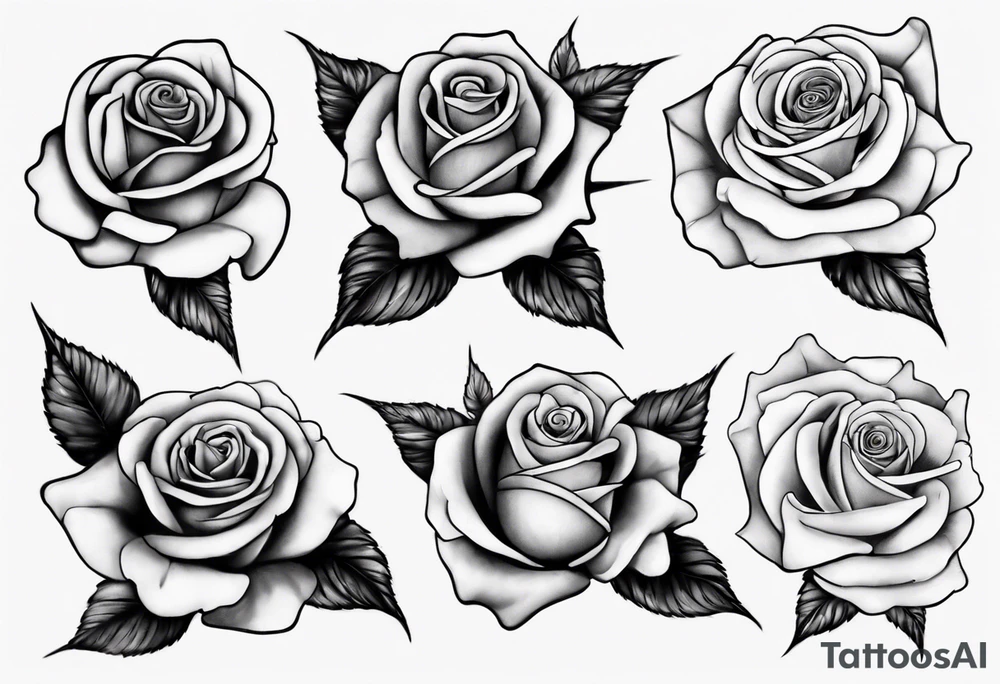 Rose with the name Torri in it tattoo idea