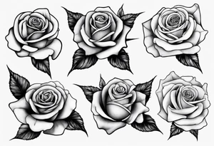 Rose with the name Torri in it tattoo idea