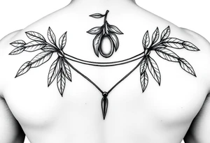 An olive with a thong tattoo idea