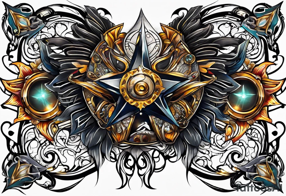 Star tattoo idea