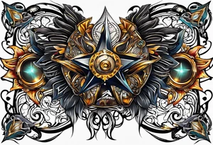 Star tattoo idea