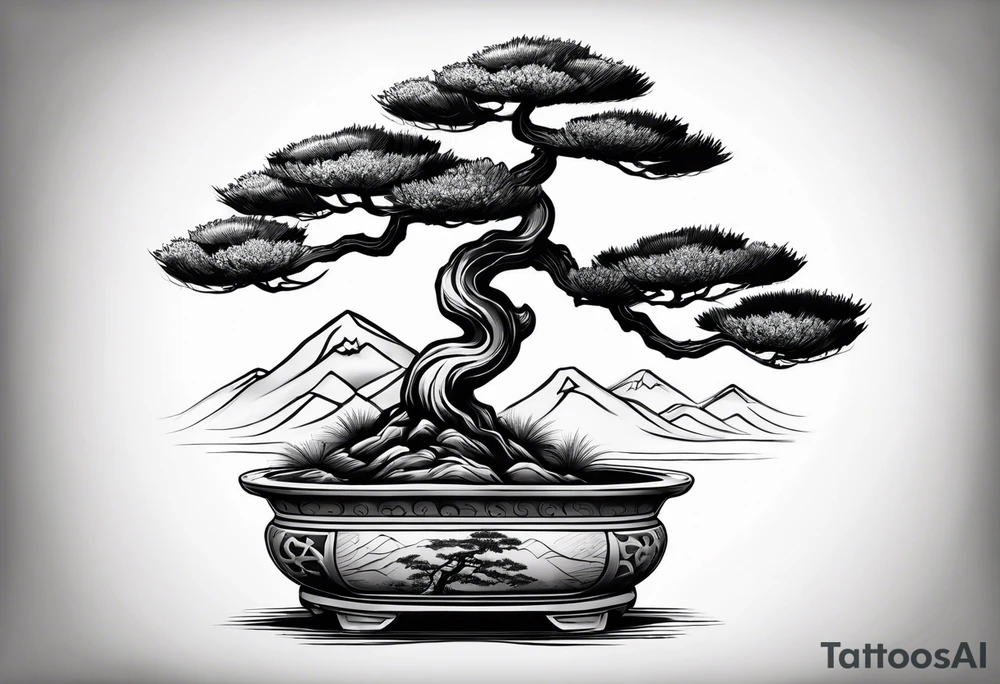 bonsai tattoo idea