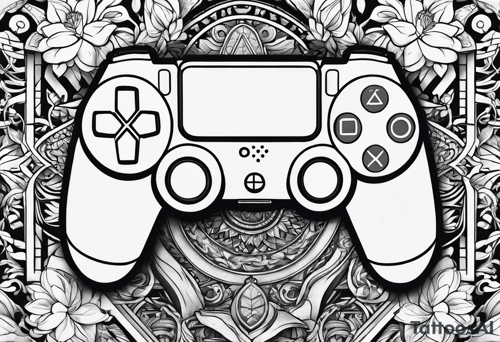 PlayStation 5 tattoo idea