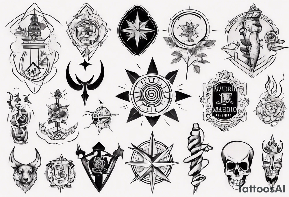madrid tattoo idea