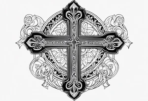 cross from font tattoo idea