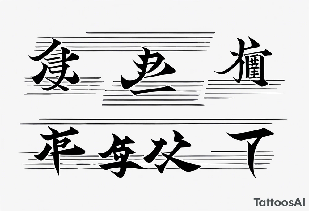kanji date tattoo idea