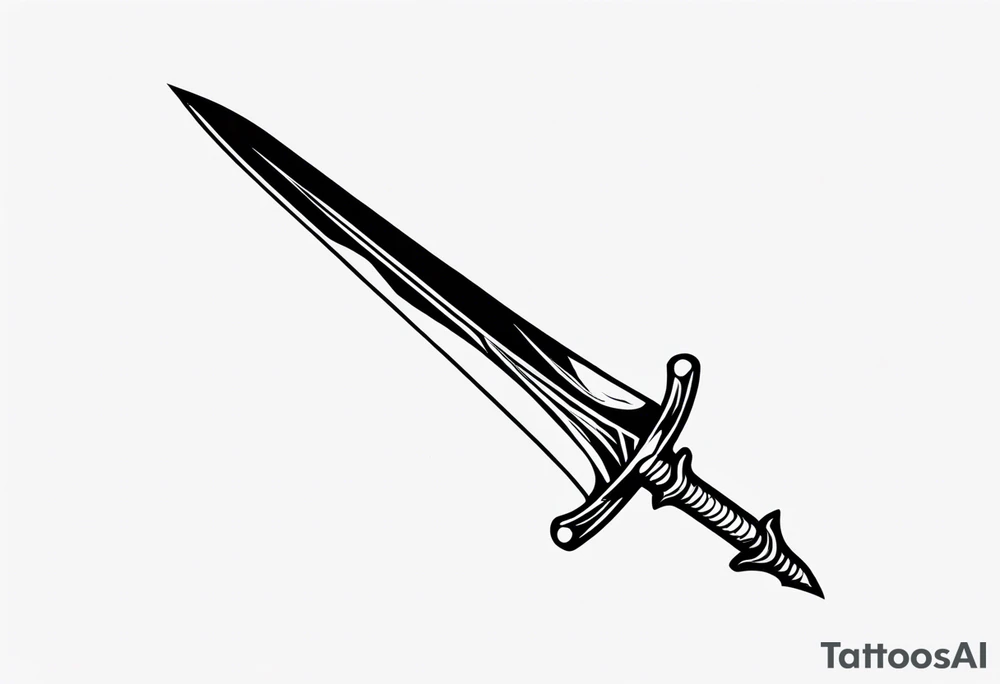 The sword needle from Game of Thrones with the saying “Stick ‘em with the pointy end” tattoo idea
