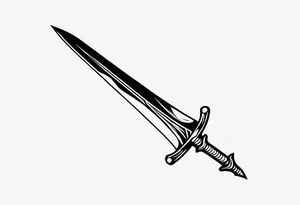 The sword needle from Game of Thrones with the saying “Stick ‘em with the pointy end” tattoo idea
