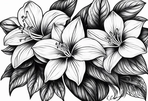 trillium tattoo idea