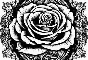 Cross that says know your worth as well as my dads birthday the 30th of August 1966 and a rose tattoo idea