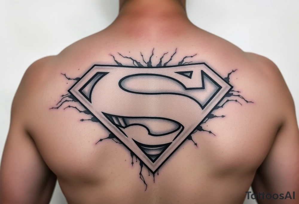 Superman sign in background Emma Ava Blakleigh Deacon Griffin broken clock sands of time sleeve tattoo idea