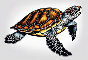 small seaturtle
 tattoo tattoo idea