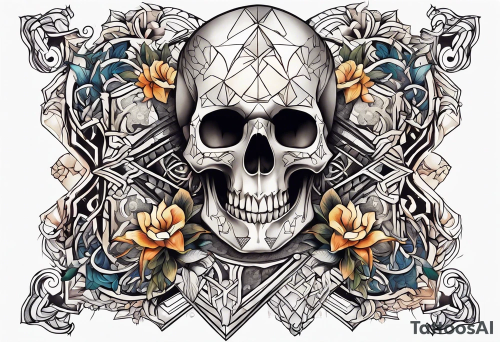 bone tattoo idea