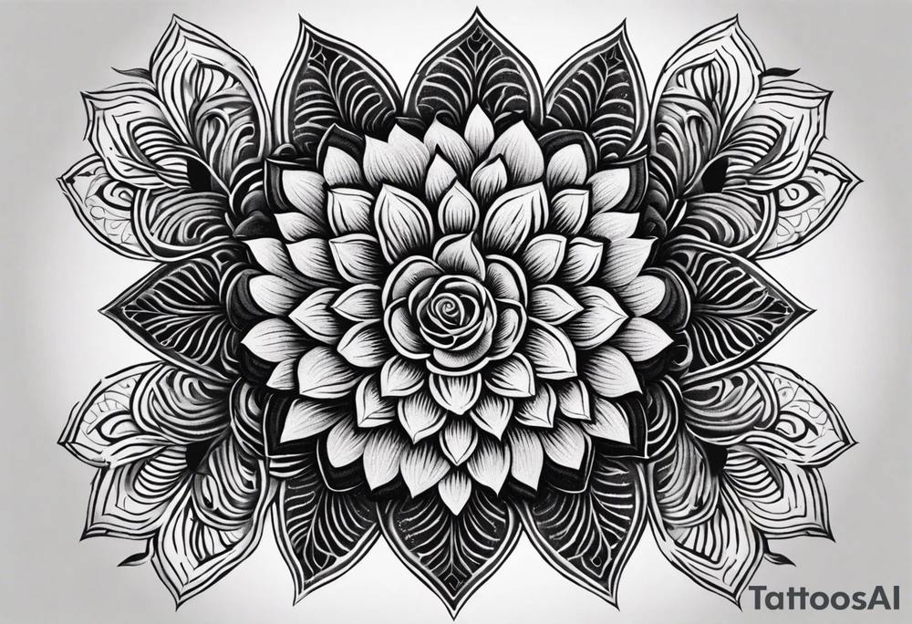 Rosen  Mandala Klein tattoo idea