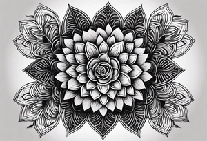 Rosen  Mandala Klein tattoo idea