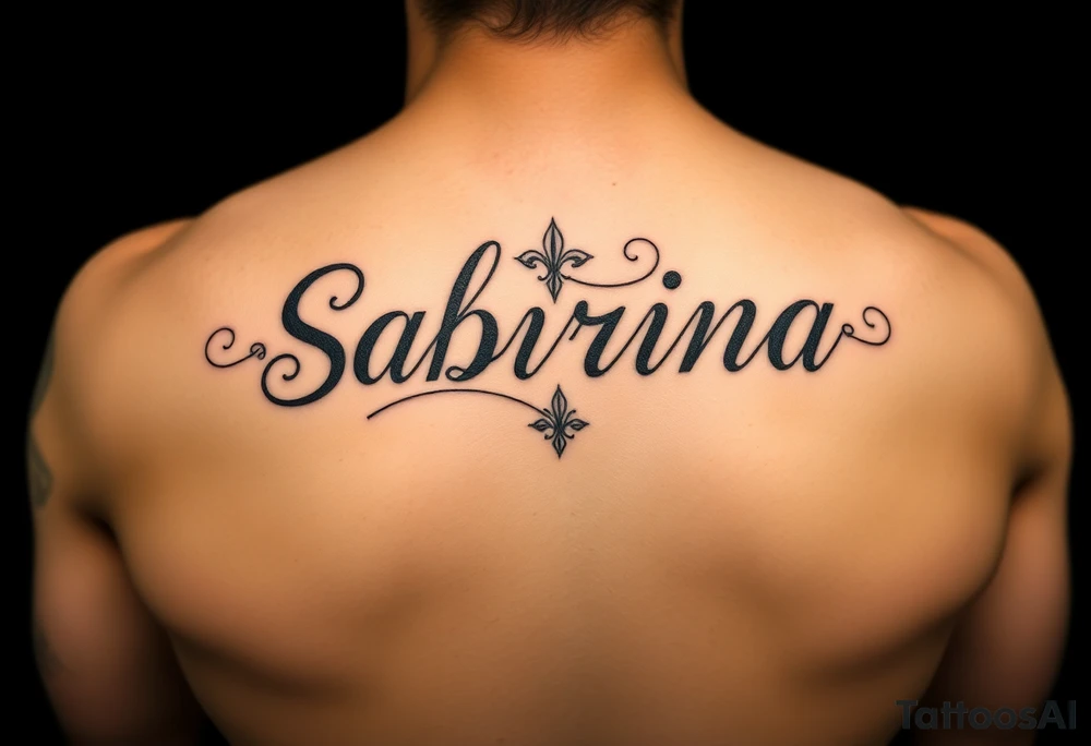 name tattoo designs for Sabrina esquival perez tattoo idea