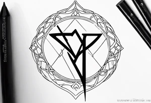Shadowhunters Angelic rune tattoo idea