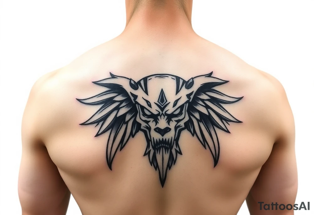 beginner lines and shading tattoo idea