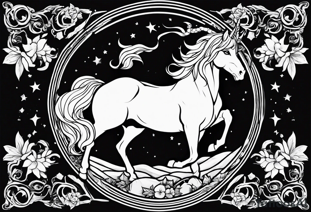 The Last Unicorn tattoo idea