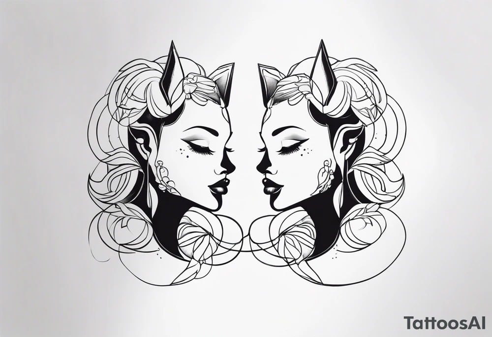 pair tattoo idea