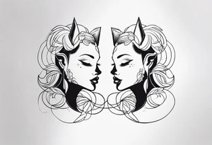 pair tattoo idea