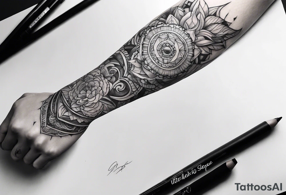 forearm sleeve tattoo idea