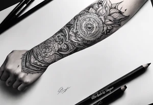 forearm sleeve tattoo idea
