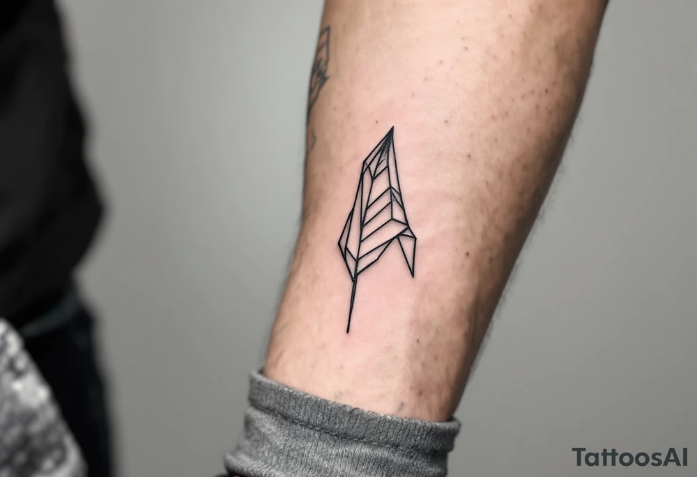 A tattoo that gives off fashion, and streetwear tattoo idea