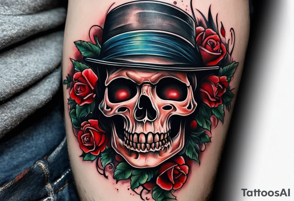 horror 1/4 sleeve tattoo idea