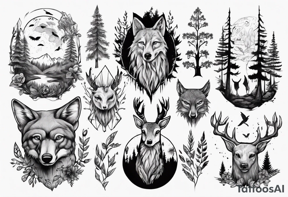 forest
family tattoo idea