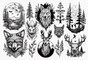forest
family tattoo idea