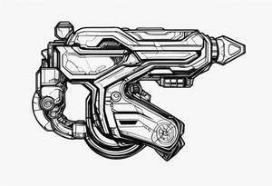 Futuristic Robot Arm tattoo idea