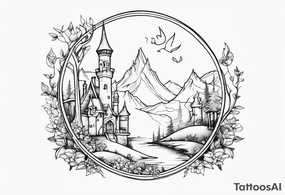 Fairy tale tattoo idea