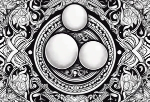Penis and balls tattoo idea