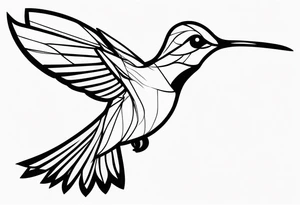 Hummingbird Flight tattoo idea